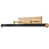 Regis Picture Light Large Heritage Brass Off Black By Hinkley