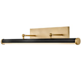 Regis Picture Light Large Heritage Brass On Black By Hinkley