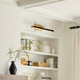 Regis Picture Light Medium Heritage Brass Black By Hinkley Lifestyle View 1