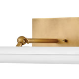 Regis Picture Light Medium Heritage Brass Gloss White By Hinkley Detailed View
