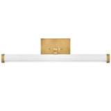 Regis Picture Light Medium Heritage Brass Gloss White By Hinkley Front View