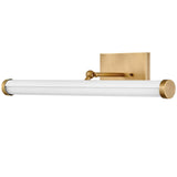 Regis Picture Light Medium Heritage Brass Gloss White Off By Hinkley