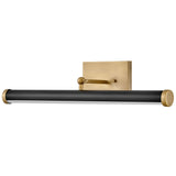 Regis Picture Light Medium Heritage Brass Off Black By Hinkley