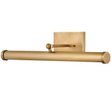 Regis Picture Light Medium Heritage Brass By Hinkley Front View 1