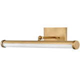 Regis Picture Light Medium Heritage Brass By Hinkley Side View 2