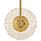 eign Five Light Linear Chandelier Lacquered Brass By Frederic Ramond Side View