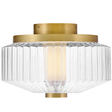 Reign Flush Mount Lacquered Brass By Frederic Ramond