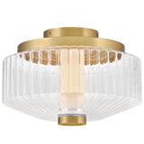 Reign Flush Mount Lacquered Brass By Frederic Ramond 1