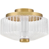 Reign Flush Mount Lacquered Brass By Frederic Ramond 2