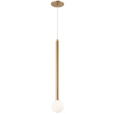 Reigndrop Pendant Light Aged Gold Brass By Matteo - Front View1