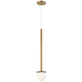 Reigndrop Pendant Light Aged Gold Brass By Matteo