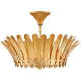 Reina Semi Flush Mount Distressed Brass By Hinkley