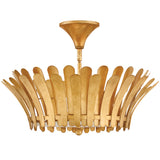 Reina Semi Flush Mount Distressed Brass By Hinkley 1