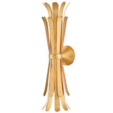 Reina Wall Sconce Distressed Brass By Hinkley Side View