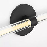 Reiya Round Vanity Light Large Nightshade Black By Visual Comfort Detailed View 2