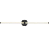 Reiya Round Vanity Light Large Nightshade Black By Visual Comfort Main View 2
