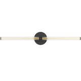 Reiya Round Vanity Light Medium Nightshade Black By Visual Comfort Main View 2