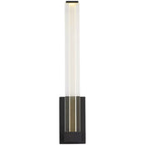 Reiya Square 13 Wall Sconce Nightshade Black By Visual Comfort Main View 2