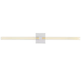 Reiya Square Vanity Light Large Chrome By Visual Comfort Main View 2