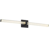 Reiya Square Vanity Light Medium Nightshade Black By Visual Comfort Main View 1