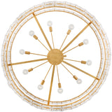 Rene Drum Chandelier Extra Large Distressed Brass By Frederic Ramond2