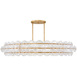 Rene Drum Chandelier Extra Large Distressed Brass By Frederic Ramond