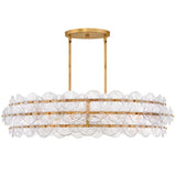 Rene Drum Chandelier Large Distressed Brass By Frederic Ramond1
