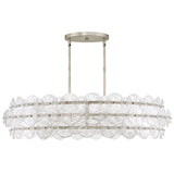 Rene Drum Chandelier Large Glacial By Frederic Ramond