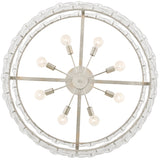 Rene Drum Chandelier Large Glacial By Frederic Ramond Detailed View