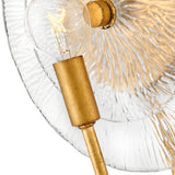 Rene Wall Sconce Distressed Brass By Frederic Ramond - Detailed View
