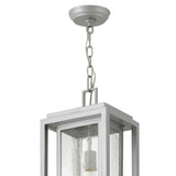 Republic Hanging Lantern - Satin Nickel