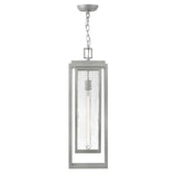 Republic Hanging Lantern - Satin Nickel