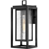 Republic Outdoor Wall Lantern 16 Inch Black On Bulb By Hinkley 20