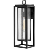 Republic Outdoor Wall Lantern 20 Inch Black Bulb By Hinkley