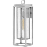 Republic Outdoor Wall Lantern 20 Inch Satin Nickel LED Bulb By Hinkley