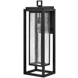 Republic Outdoor Wall Lantern 27 Inch Bulb Black By Hinkley 12