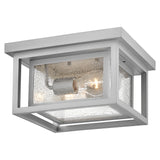 Republic Small Flush Mount - Satin Nickel - by Hinkley