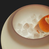 Reusable Ice Cubes - in a cooler lamp with a bottle
