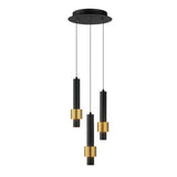 REVEAL PENDANT LIGHT BY ET2, 3 LIGHT, FINISH: MATTE BLACK, , | CASA DI LUCE LIGHTING