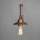 Reznor Adjustable Poster Light - Antique Brass