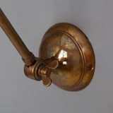 Reznor Adjustable Poster Light - Antique Brass