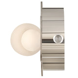 Rhea Vanity Light Medium By Polished Nickel By Hinkley - Side View1