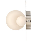 Rhea Vanity Light Small By Polished Nickel By Hinkley - Side View