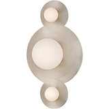 Rhea Vanity Light Small By Polished Nickel By Hinkley - Vertical View