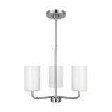 Rhett Chandelier Brushed Steel Small By Generation Lighting