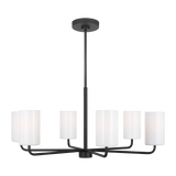 Rhett Chandelier Midnight Black Large By Generation Lighting