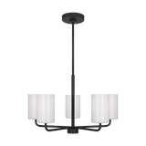 Rhett Chandelier Midnight Black Medium By Generation Lighting