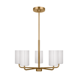 Rhett Chandelier Satin Bronze Medium By Generation Lighting