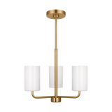 Rhett Chandelier Satin Bronze Small By Generation Lighting