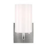 Rhett Small Vanity Light Brushed Steel By Generation Lighting